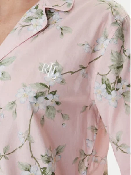 LAUREN RALPH LAUREN Pizsama rózsaszín