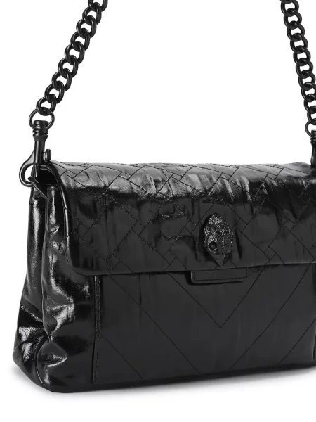 Kurt Geiger London klasična torbica usnjena CELIA črna