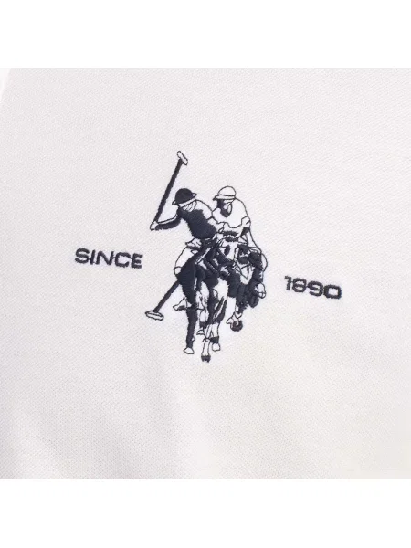 Tricou polo U.s. Polo Assn. alb