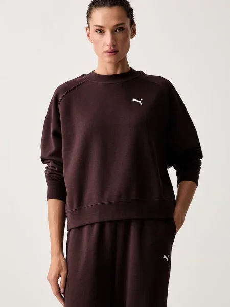 Puma melegítő szett női pamuttal barna