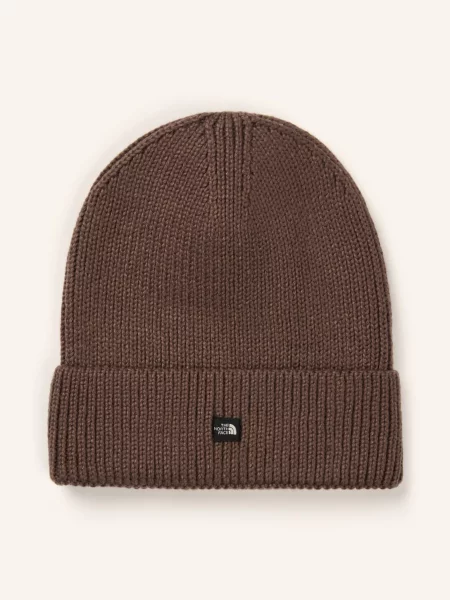 The North Face TNF Mini Logo Box Beanie Smokey Brown Universal brązowa