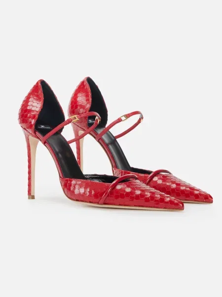 Полуботинки Elisabetta Franchi красные