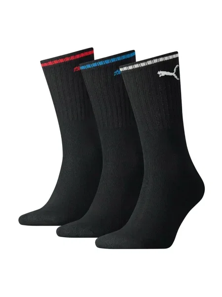 PUMA Športne nogavice kraljevo modra / ognjeno rdeča / črna bela