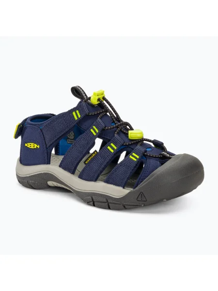 Младежки сандали KEEN Newport Boundless navy academy/evening primrose синьо