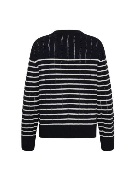 Dzianinowy sweter Part Two czarny