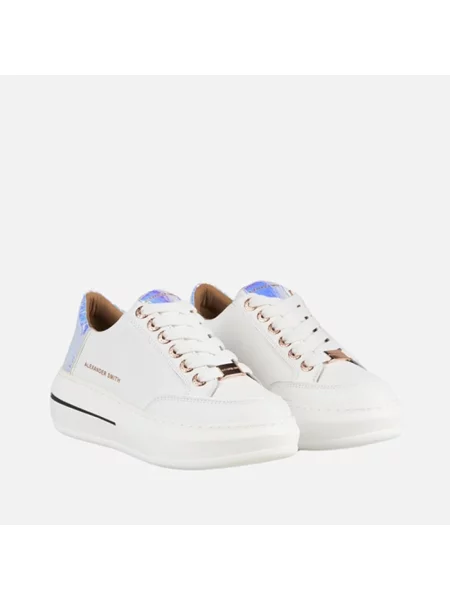 Sneakersy Alexander Smith białe