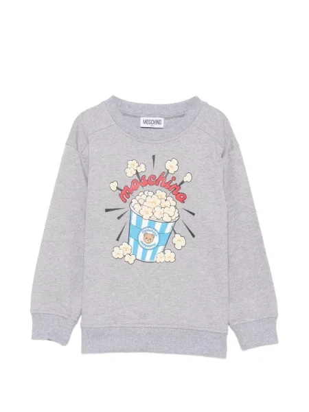 Sweter dziecięcy Moschino szary