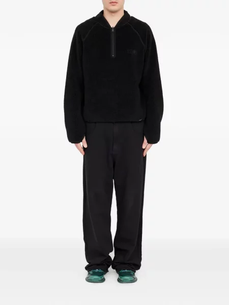 Флийс плюшено мече полар Mm6 Maison Margiela черно