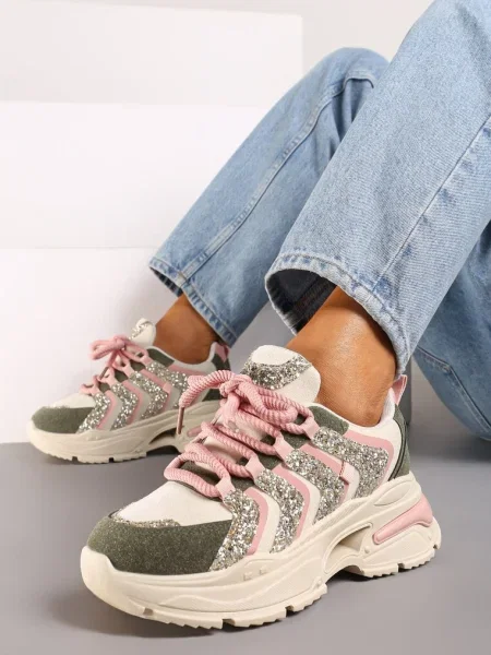 Sneakerși Inny verde