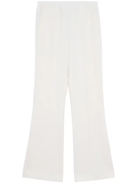 Pantaloni Jw Anderson din jerseu alb