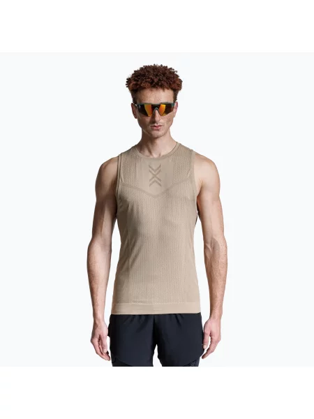 Бягане тениска X-bionic бежово