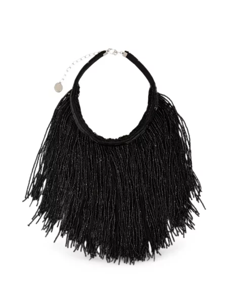 Colier Emporio Armani cu mărgele negru
