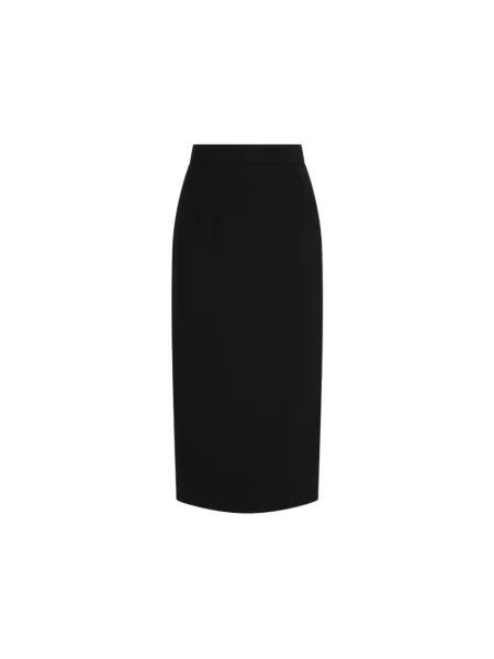 Spódnica ołówkowa Dolce And Gabbana wełniana czarna