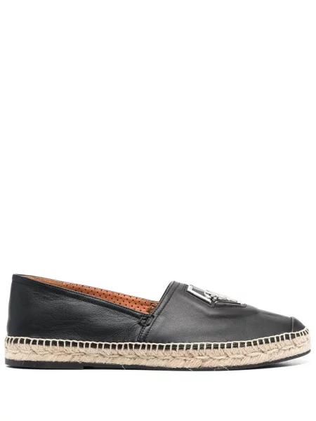 Espadrile Philipp Plein din piele negru