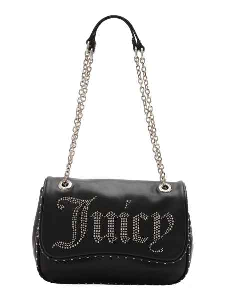 Juicy Couture Torba za čez ramo / srebrna črna