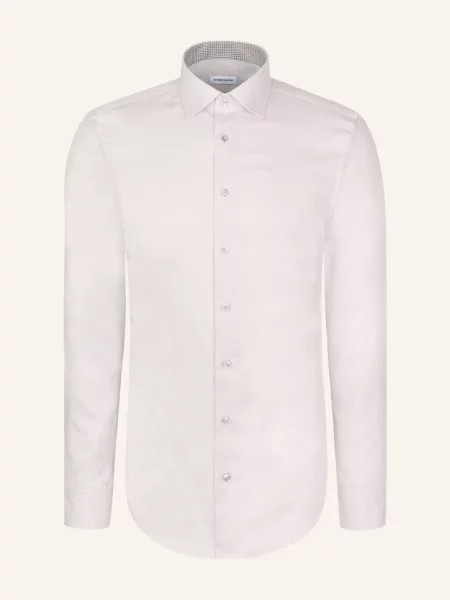 Seidensticker Koszula Biznesowa O Kroju Slim Fit beige beżowa