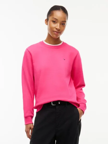 Tommy Jeans Mikina tmavoružová