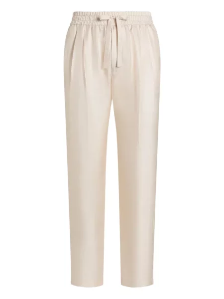 Pantaloni Dolce & Gabbana de mătase