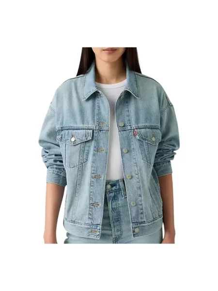 LEVI'S ® Geacă de primăvară-toamnă denim albastru