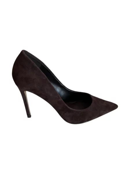 Czółenka Steve Madden zamszowa brązowa
