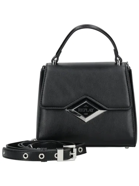 REPLAY Ročna torbica črna