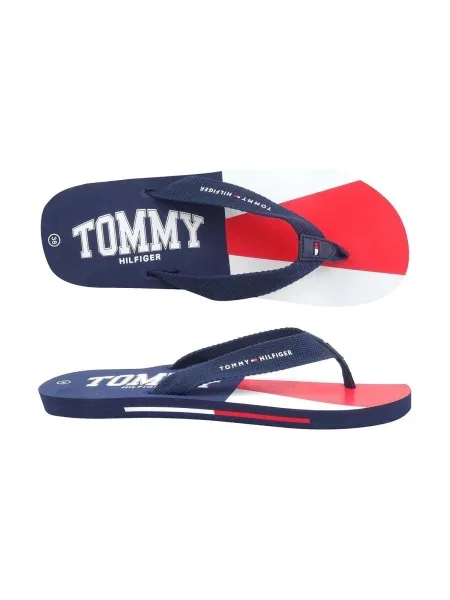 Pantofi Tommy Hilfiger cu imagine albastru