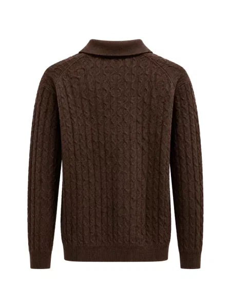 Tricou polo The Pull maro