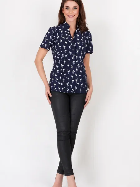 Koszula Awama niebieska