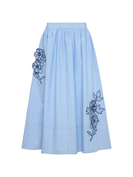 Fustă Cinq A Sept cu model floral albastru