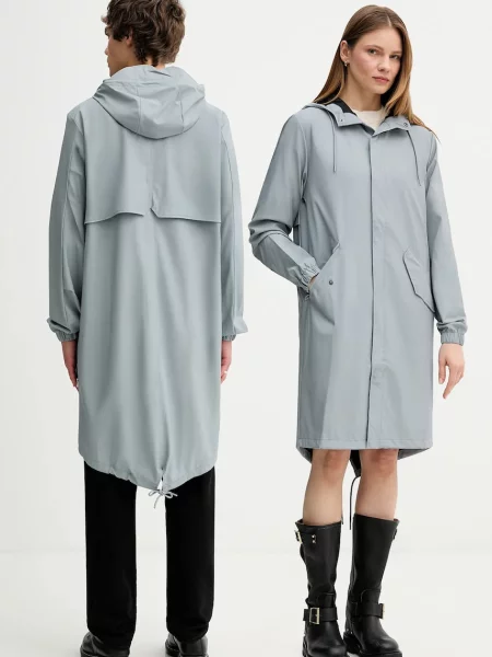 Rains kurtka Fishtail Parka W3 szara
