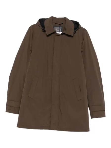 Palton Herno cu glugă maro