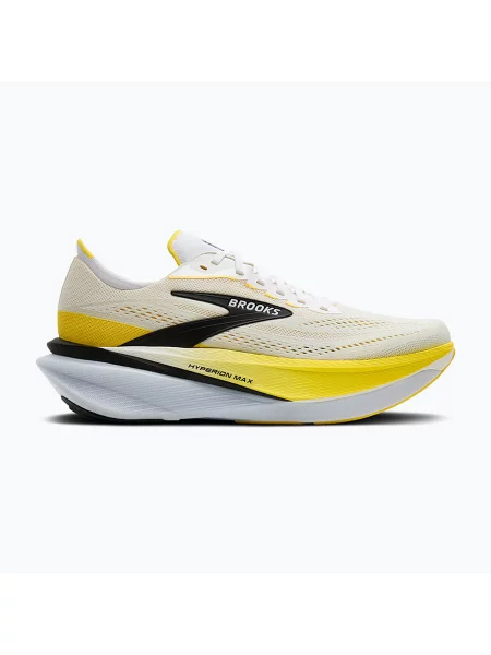 Мъжки обувки за бягане Brooks Hyperion Max 4 white/cyber yellow/black бяло