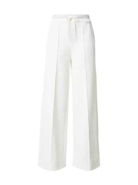 GUESS Pantaloni JOLE' alb