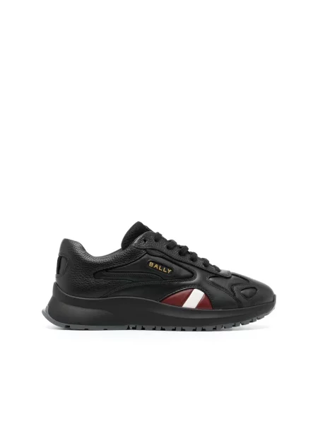Sneakersy Bally skórzane czarne