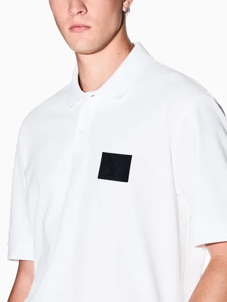 Поло Armani Exchange белое