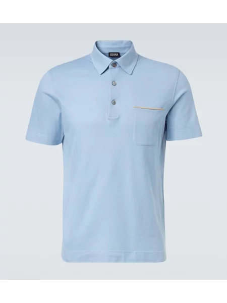 Polo Zegna albastru