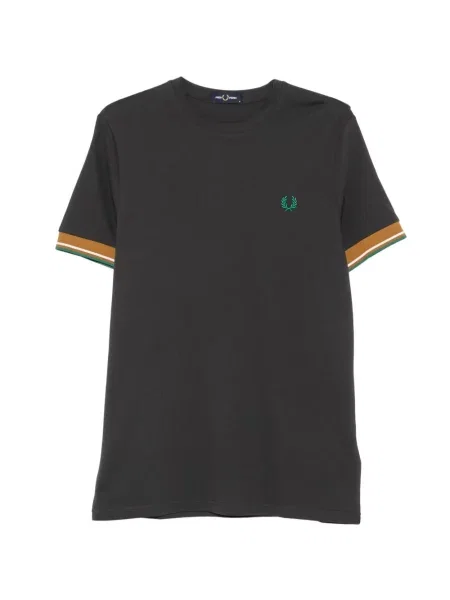 Tricou Fred Perry cu broderie gri