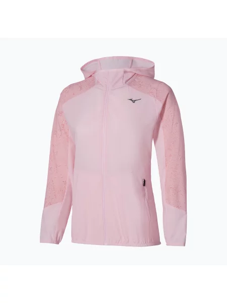 Куртка для бігу Mizuno Active Alpha Hooded pinkesque