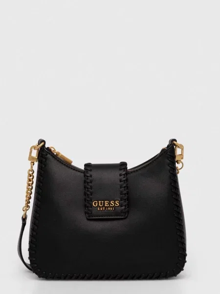 Torebka hobo Guess czarna