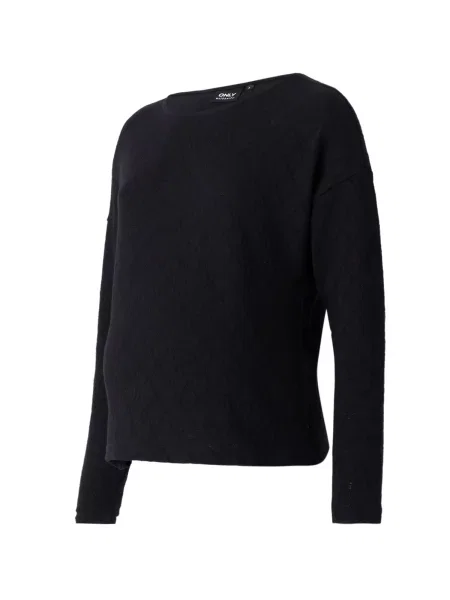 Only Maternity Tricou OLMCORRY' negru