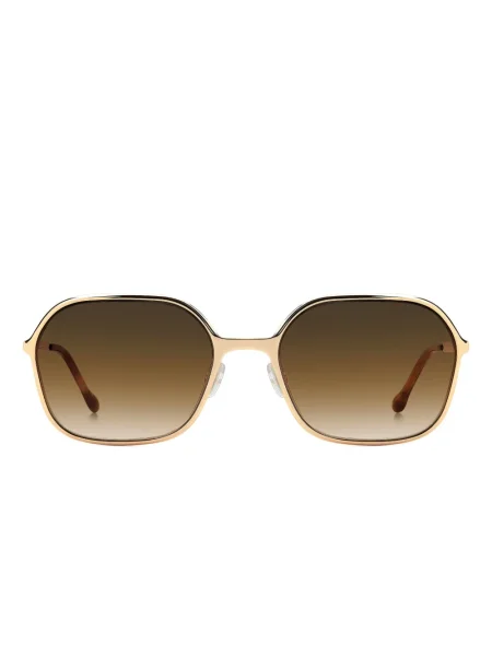 Ochelari de soare Isabel Marant Eyewear cu imprimeu geometric maro