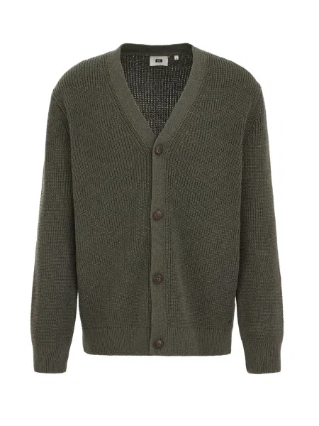 WE Fashion Kardigan tmavě zelená