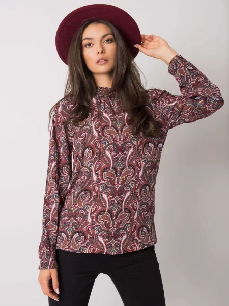 Bluză Fashionhunters maro