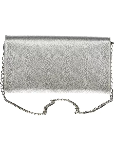 VALENTINO Clutch Divina argintiu
