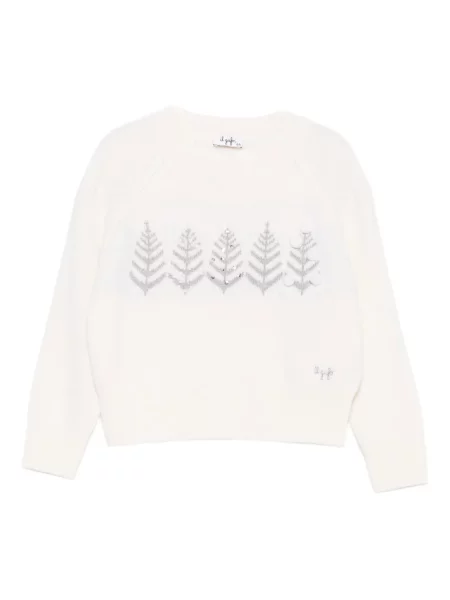 Sweter dziecięcy Il Gufo biały