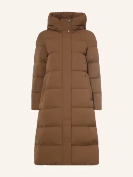 Woolrich Péřový Kabát Madison hnědá