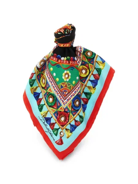 Fular Dolce & Gabbana albastru