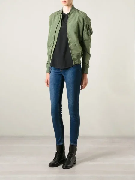 Geacă bomber Alpha Industries verde
