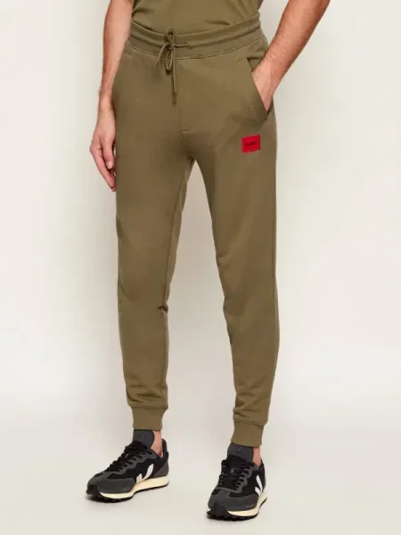 HUGO Pantaloni de trening | regular fit kaki