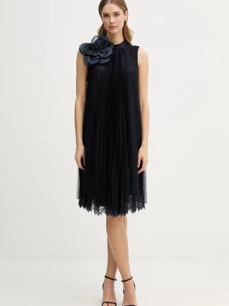 Joseph Ribkoff rochie bleumarin mini evazați